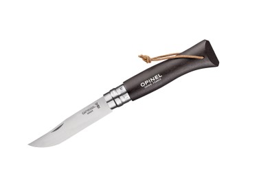 OPINEL N8 INOX NOIR BRUN