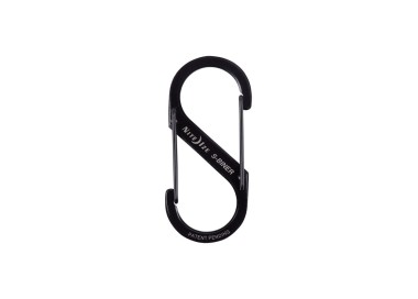 MOSCHETTONE DUAL CARABINER MEDIO NERO