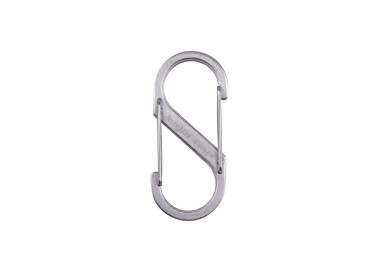 MOSCHETTONE DUAL CARABINER MEDIO SILVER