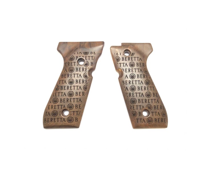 GUANCETTE IN LEGNO LOGO STORM SERIE 92 BERETTA