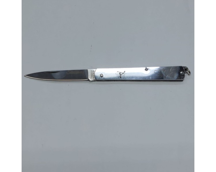 COLTELLO SICILIANO INOX CM 17 TRINACRIA