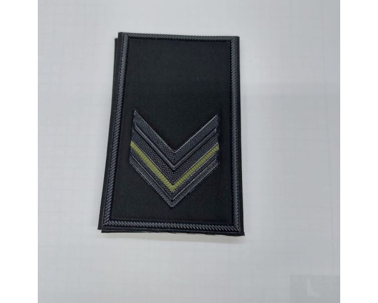 GRADI ESERCITO CAPORALE TUBOLARI NERI