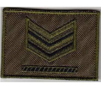 GRADI ESERCITO SERGENTE MAGGIORE CAPO BVI VELCRO