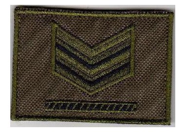 GRADI ESERCITO SERGENTE MAGGIORE CAPO BVI VELCRO