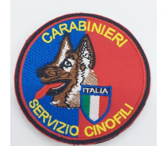 RICAMO CARABINIERI SERVIZIO CINOFILI