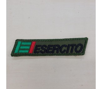 RICAMO SCRITTA ESERCITO