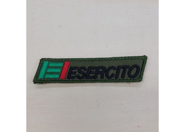 RICAMO SCRITTA ESERCITO