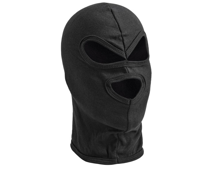 BALACLAVA COTONE 3 FORI NERO