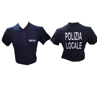 POLO BLU POLIZIA LOCALE