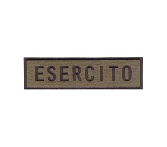 RICAMO ESERCITO SCRITTA MIM