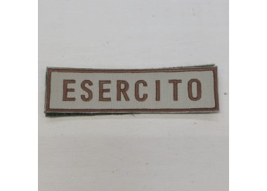 RICAMO ESERCITO SCRITTA KAK