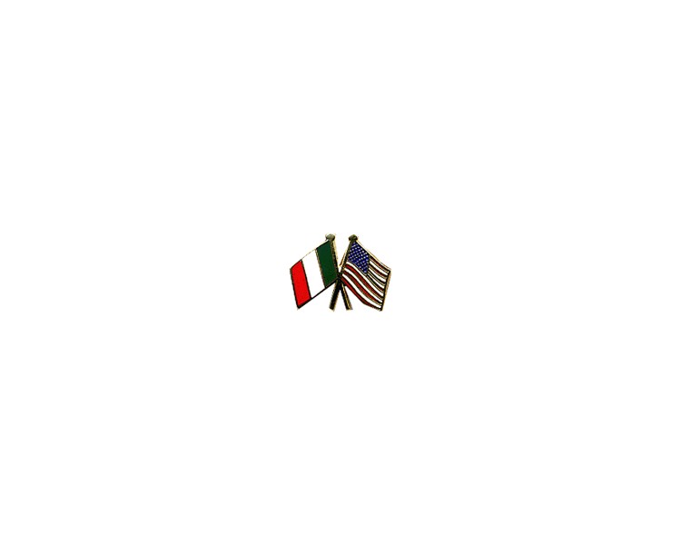 PIN BANDIERA ITALIA + U.S.A.