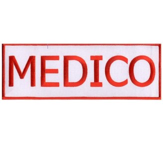 RICAMO SCRITTA MEDICO RETT GRANDE 23 X 8