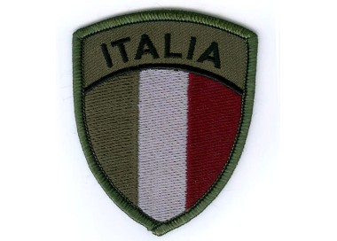 SCUDETTO ITALIA RICAMATO BASSA VISIB