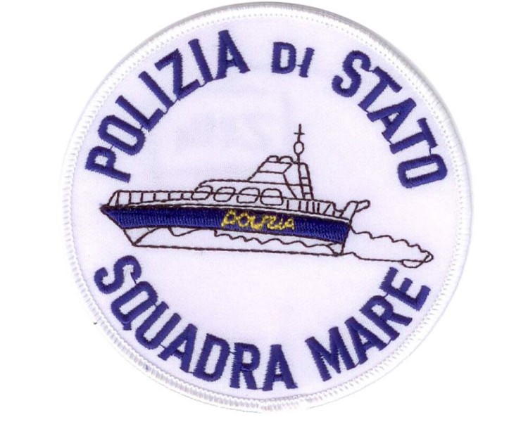 RICAMO POLIZIA SQUADRA DI MARE