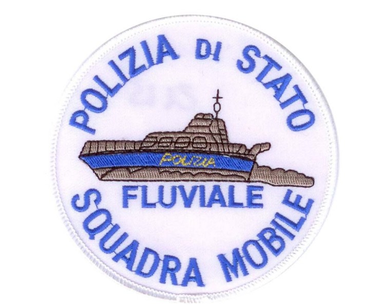 RICAMO POLIZIA SQUADRA MOBILE FLUVIALE