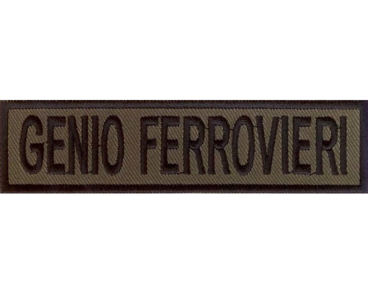 RICAMO GENIO FERROVIERI