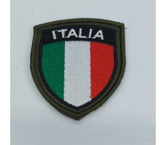 SCUDETTO ITALIA B/NERO C/ VELCRO