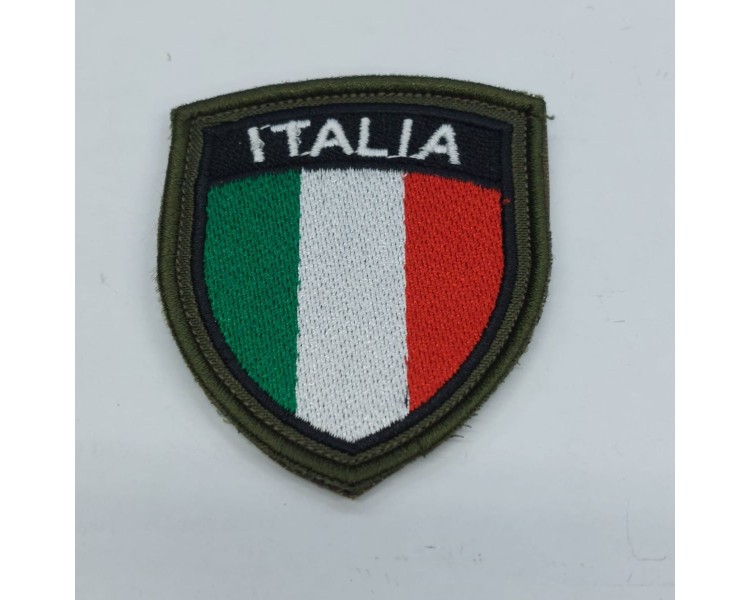 SCUDETTO ITALIA B/NERO C/ VELCRO