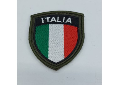 SCUDETTO ITALIA B/NERO C/ VELCRO