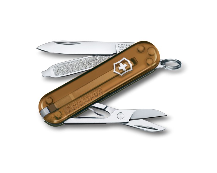 VICTORINOX CLASSIC TRASPARENTE CHOCOLATE FUDGE