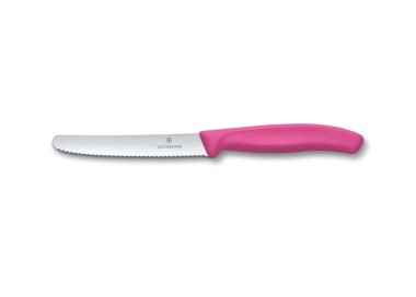 VICTORINOX COLTELLO TAVOLA ONDULATO ROSA