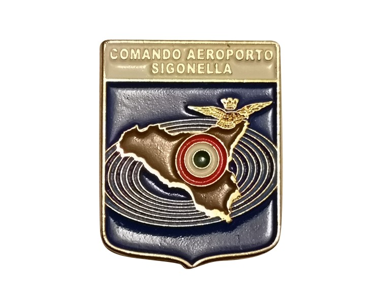 DISTINTIVO METALLO AERONAUTICA SIGONELLA