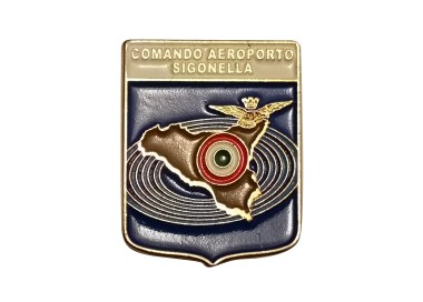 DISTINTIVO METALLO AERONAUTICA SIGONELLA