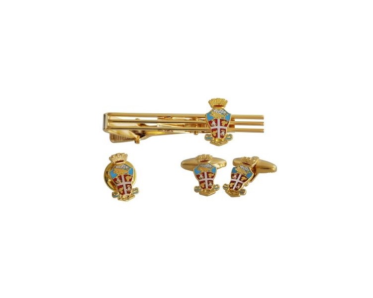 SET GEMELLI PIN FERMACRAVATTE CC