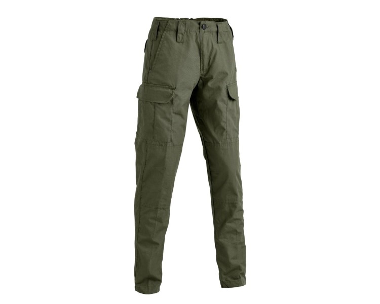 PANTALONI BASIC VERDE OLIVA