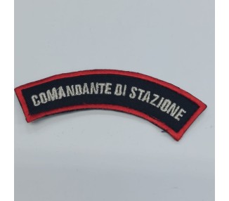 RICAMO CARABINIERI COMANDANTE DI STAZIONE RICAMATO