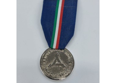 MEDAGLIA PROTEZIONE CIVILE ARGENTO C/NASTRO