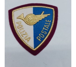 SCUDETTO POLIZIA POSTALE PLASTICA