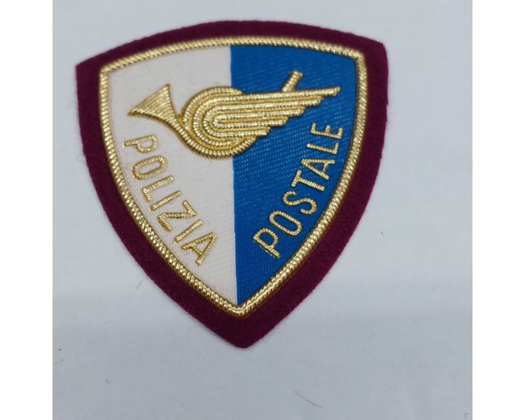 SCUDETTO POLIZIA POSTALE PLASTICA