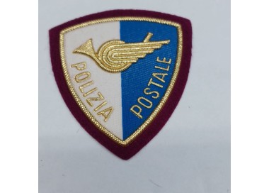 SCUDETTO POLIZIA POSTALE PLASTICA