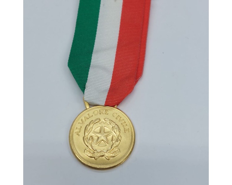 MEDAGLIA VALORE CIVILE ORO