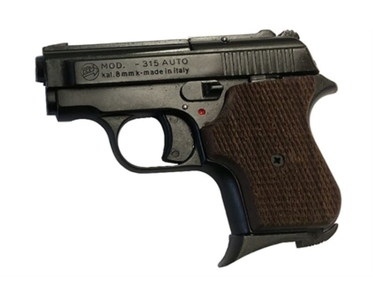 PISTOLA A SALVE MOD.315 LEGNO CAL.8