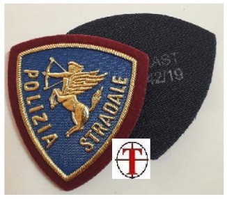 SCUDETTO POLIZIA STRADALE PLASTIFICATO