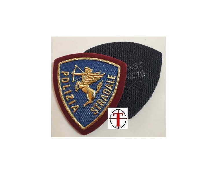 SCUDETTO POLIZIA STRADALE PLASTIFICATO