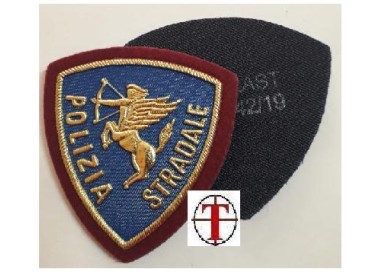 SCUDETTO POLIZIA STRADALE PLASTIFICATO