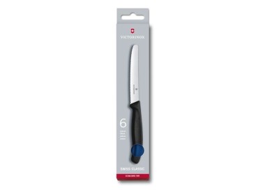 VICTORINOX COLTELLO TAVOLA ONDULATO BLU