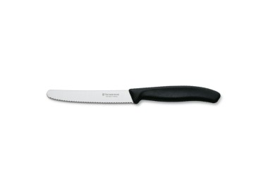 VICTORINOX COLTELLO TAVOLA ONDULATO NERO