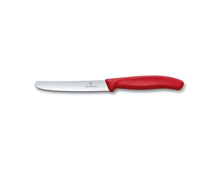 VICTORINOX COLTELLO TAVOLA ONDULATO ARANCIO