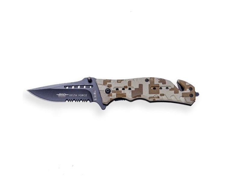 COLTELLO RESCUE DIGIT CAMO C/FODERO