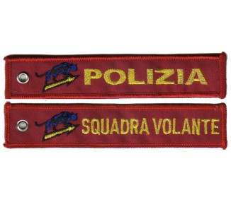 PORTACHIAVI IN TESSUTO SQUADRA VOLANTE