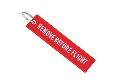 PORTACHIAVI REMOVE BEFORE TO FLIGHT