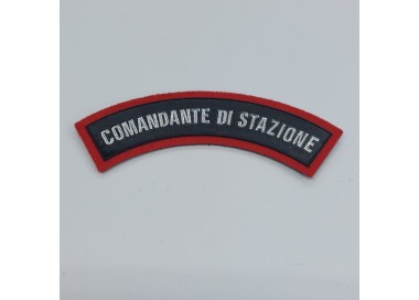 RICAMO CARABINIERI COMANDANTE DI STAZIONE CON VELCRO