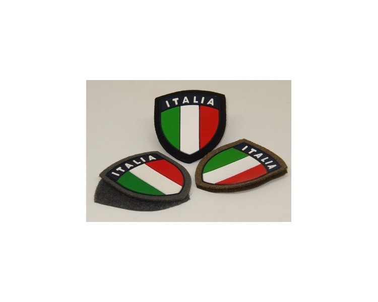 SCUDETTO ITALIA BLU CON VELCRO