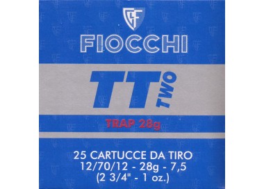 CARTUCCE CAL.12 FIOCCHI TT TWO GR.28 7 1/2 C/25