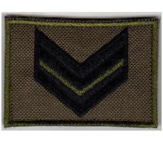 GRADI ESERCITO CAPORALE VELCRO